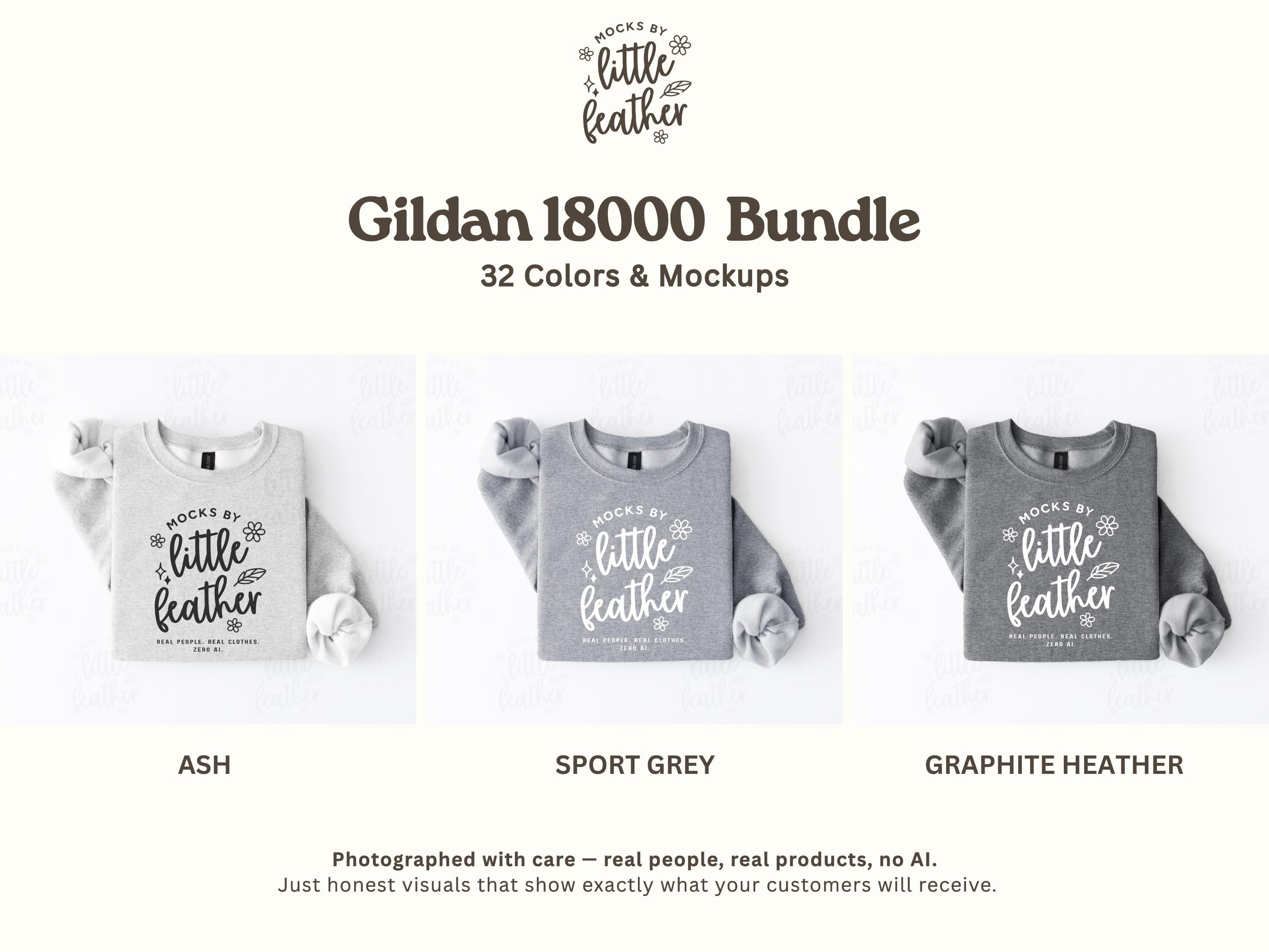 Gildan 1800 Bundle