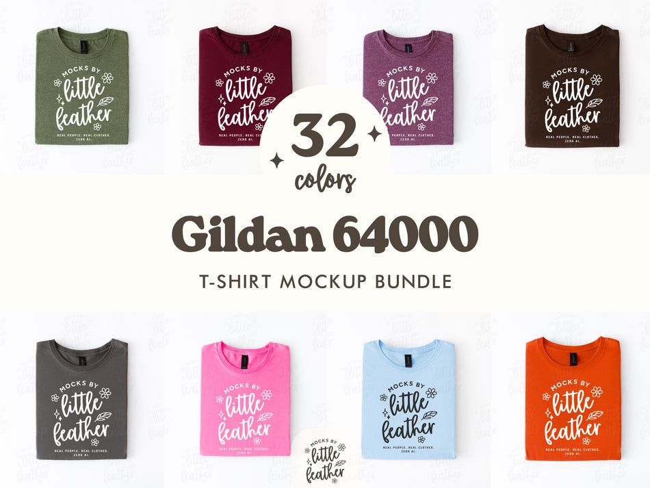 Folded short-sleeve T-shirt mockups in dark and purple tones, with logo-print fronts